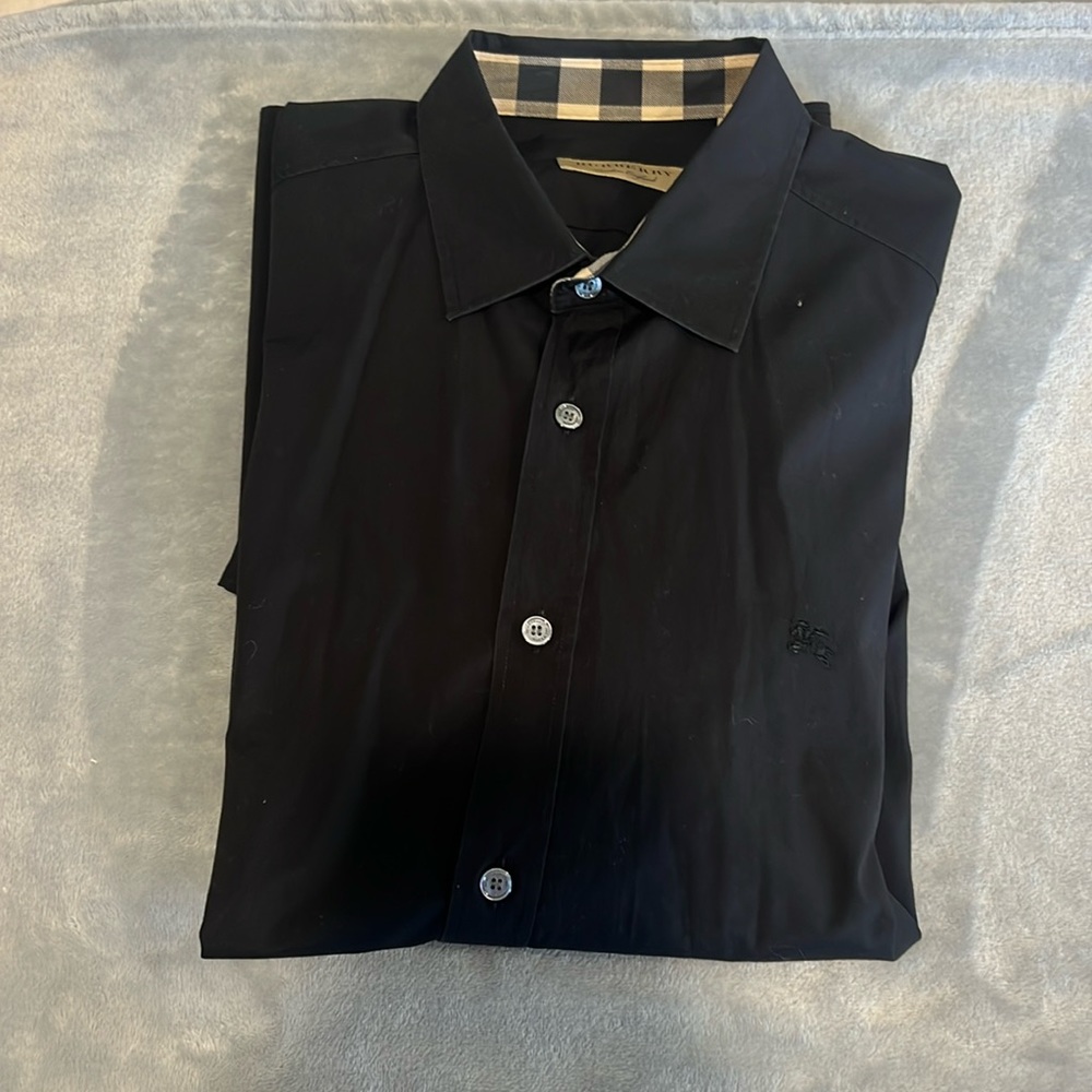 Mens authentic Burberry dress shirt